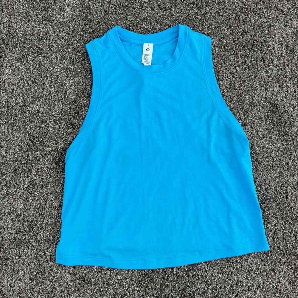 lululemon athletica Vibrant Blue Tank Top